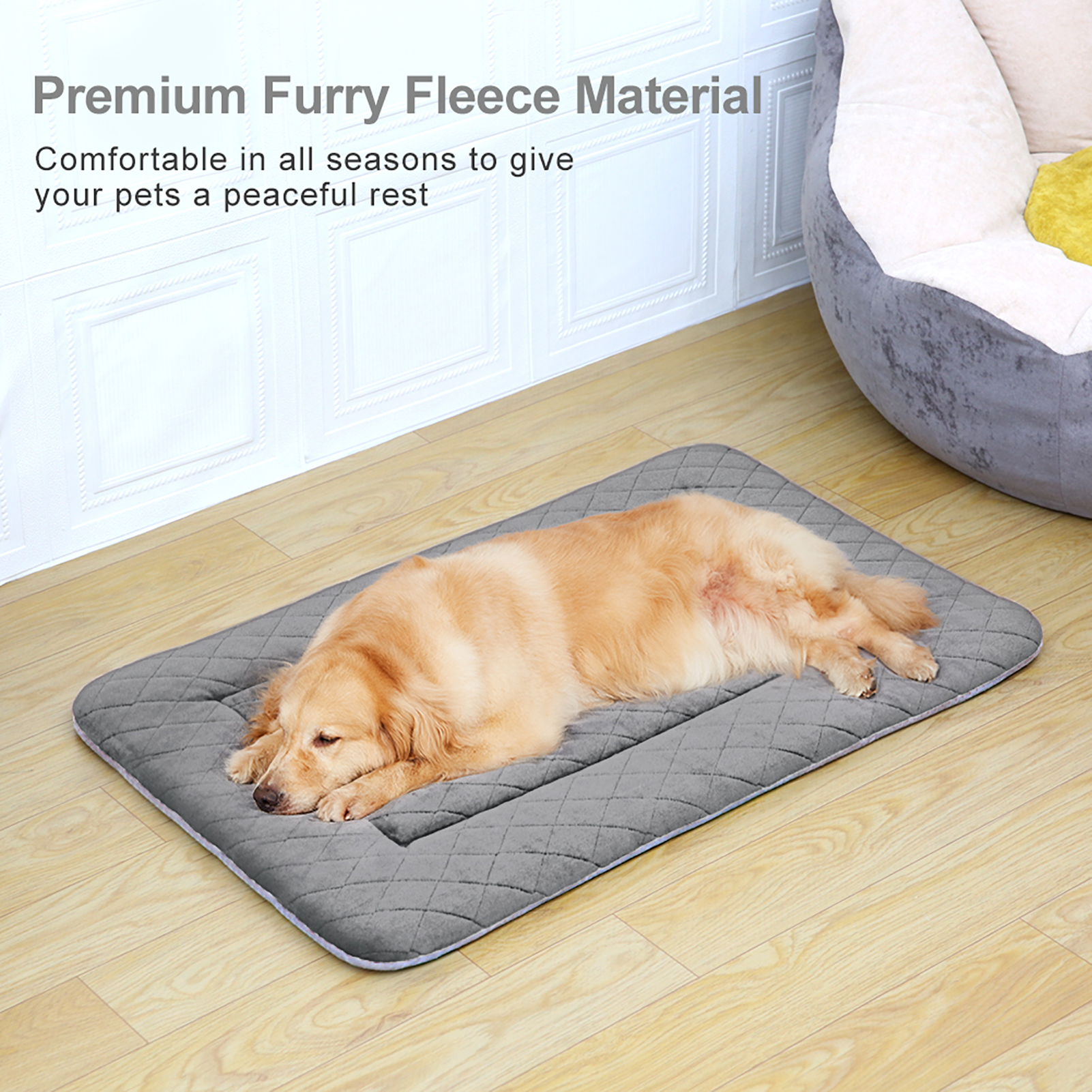 Hero Dog Cushion Large Pet Bed Washable 300 Cycles Big Puppy Mattress Non Slip Soft Sleeping Mat